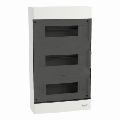 Rozdzielnica natynkowa Easy9 EU IP40 EZ9EU-3-12-NT-T drzwi transparentne 3x12 EZ9EUC312 SCHNEIDER (EZ9EUC312)